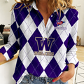 LIMITED DROP NCAA FBS19 WSH WS HUSKIES WOMEN CASUAL SHIRT FOR FAN