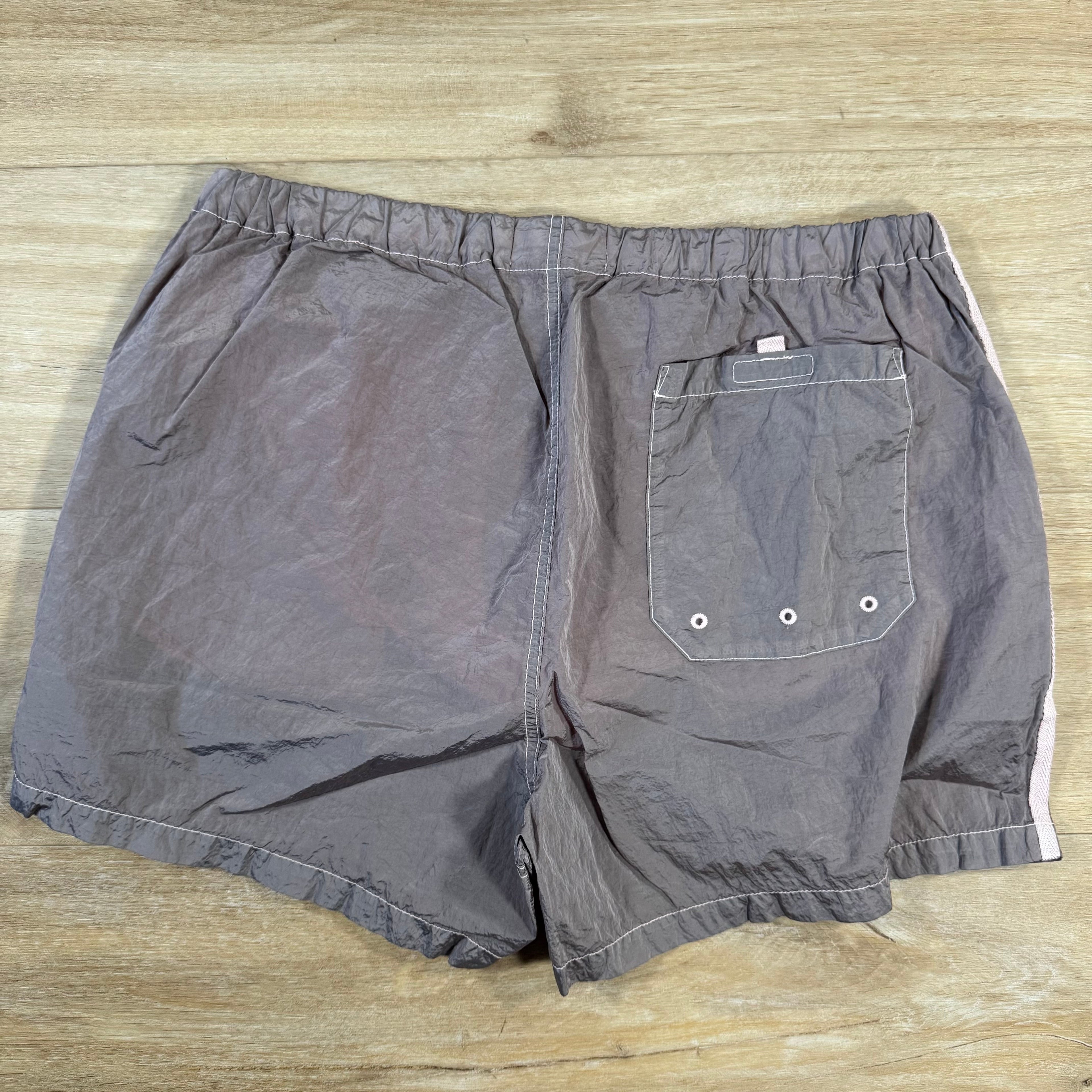 Stone Island Nylon Metal Button Swim Shorts in Antique Rose Ironleague