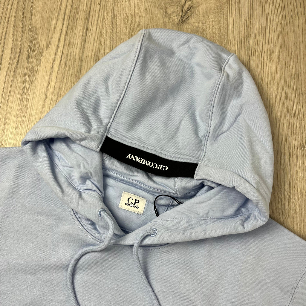 CP Company Raised Fleece Hoodie - Cerulean Ironleague