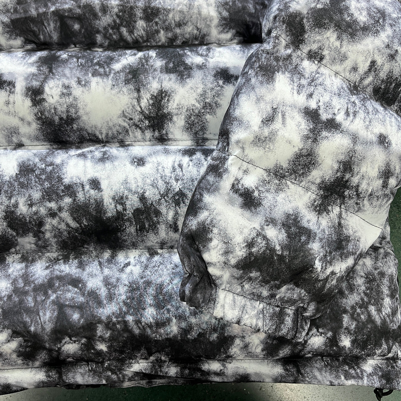 Trapstar Hyperdrive Puffer Jacket - Black/Grey Camo Ironleague