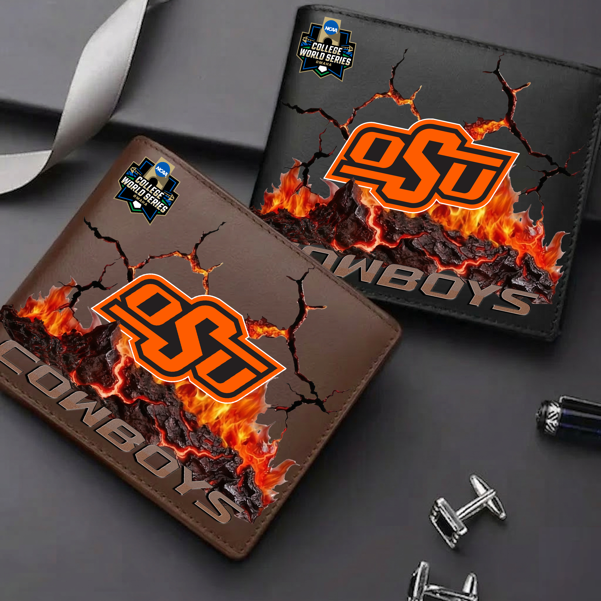 LIMITED EDITION CWS NCAA19 OSC OS COWBOYS LEATHER WALLET