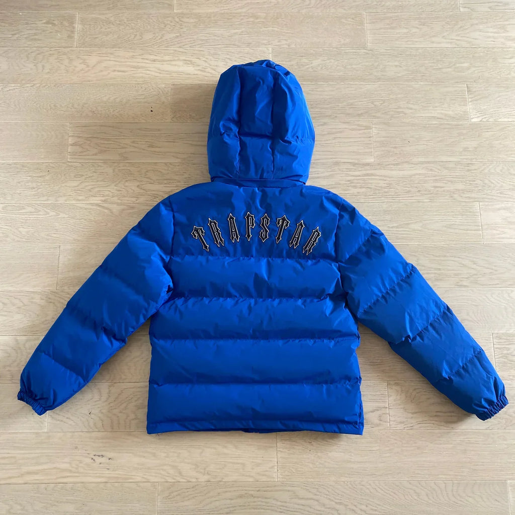 Trapstar Irongate Detachable Hooded Jacket - Blue Ironleague