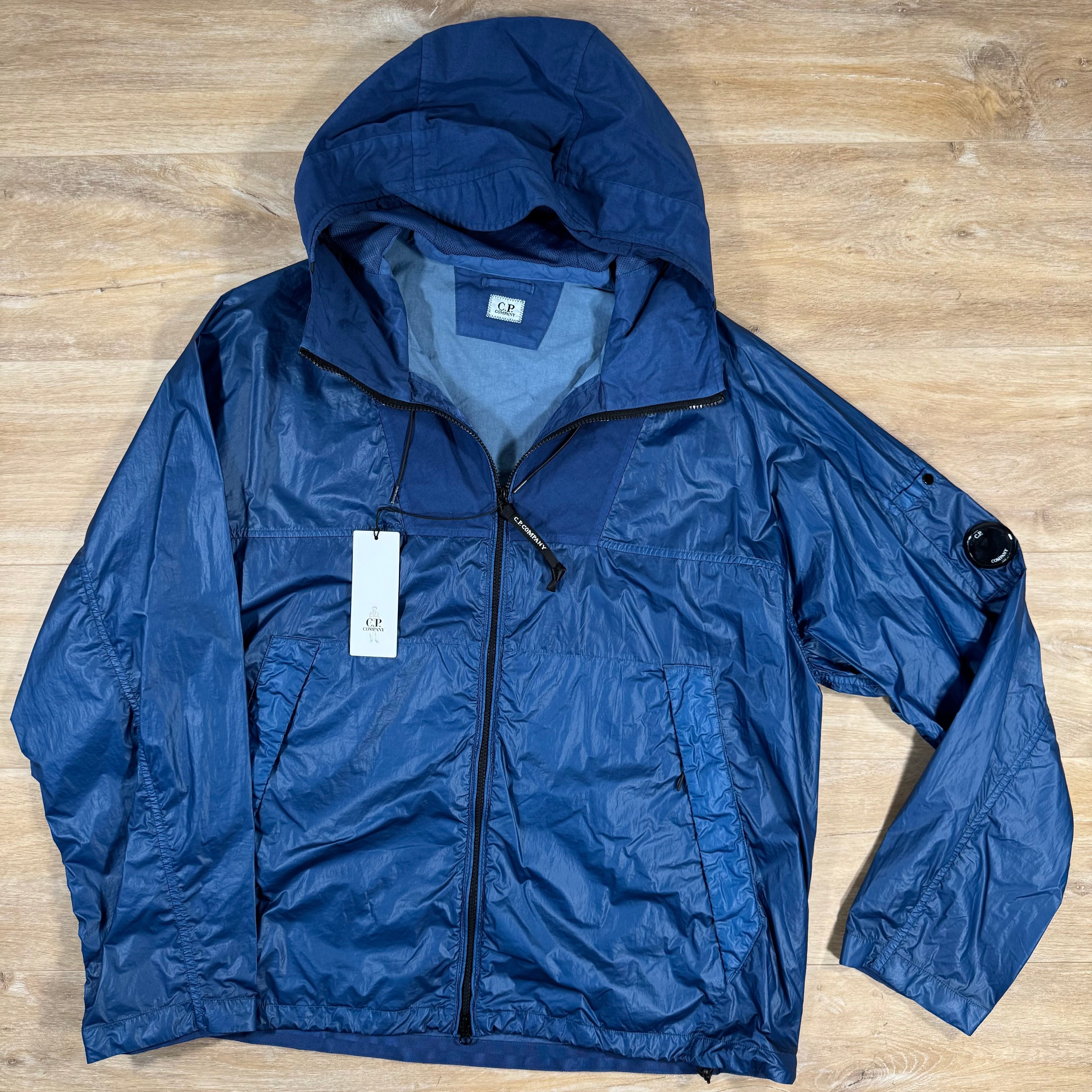CP Company CS II Mixed Lens Jacket in Oceana - Blue Ironleague