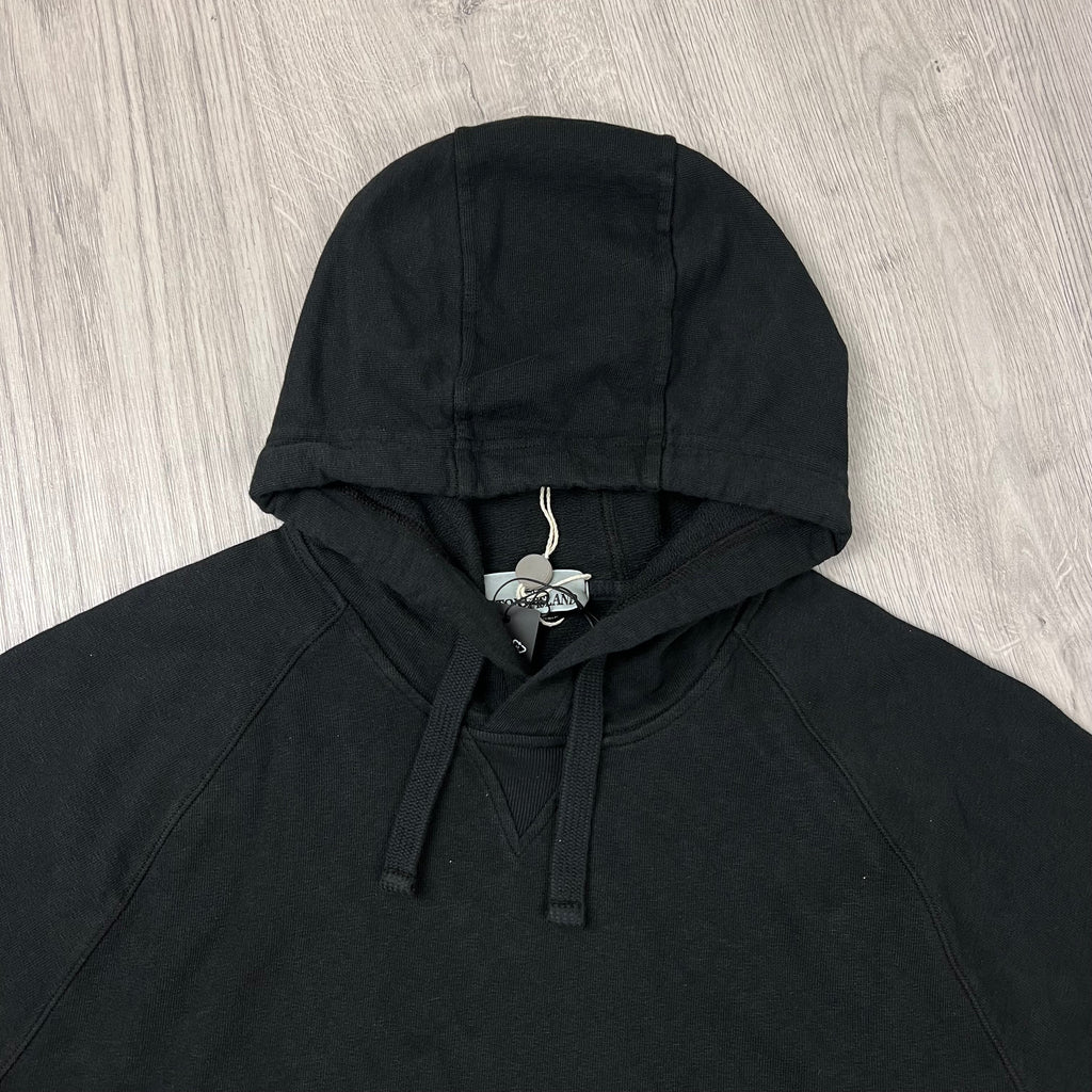 Stone Island Dyed Hoodie - Black Ironleague