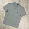 CP Company Piquet Polo Shirt - Drizzle Ironleague