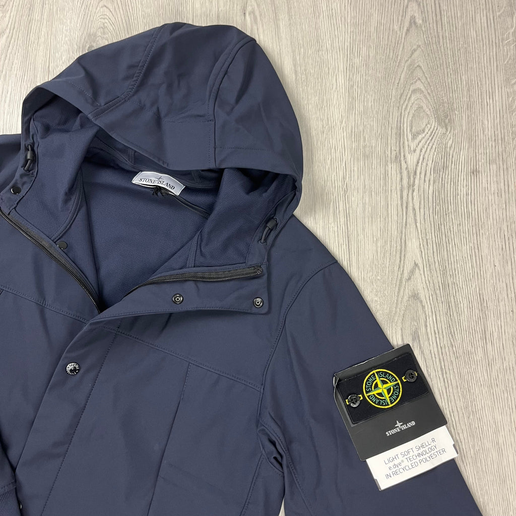Stone Island Shell Jacket - Navy Ironleague