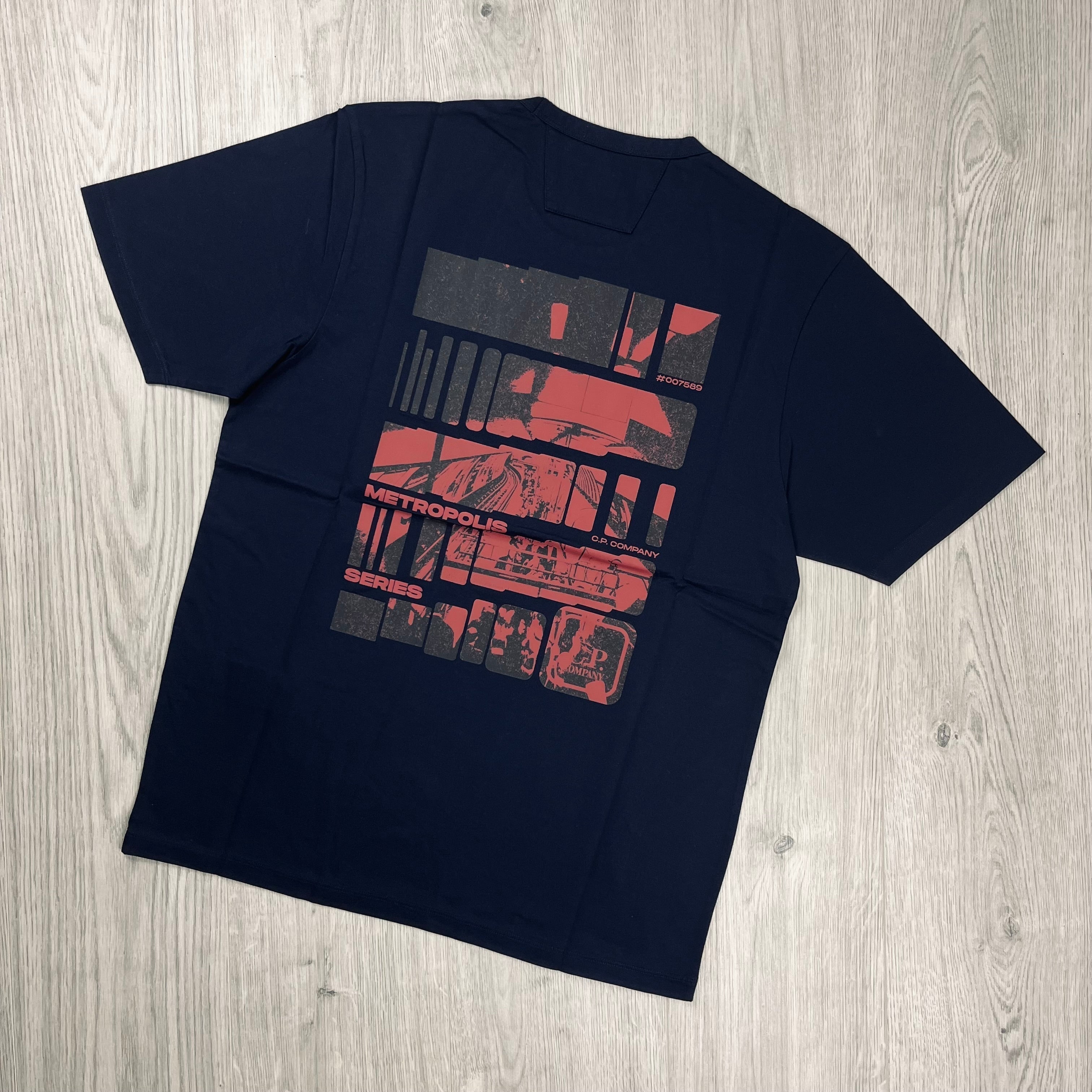 CP Company Metropolis T-Shirt - Navy Ironleague