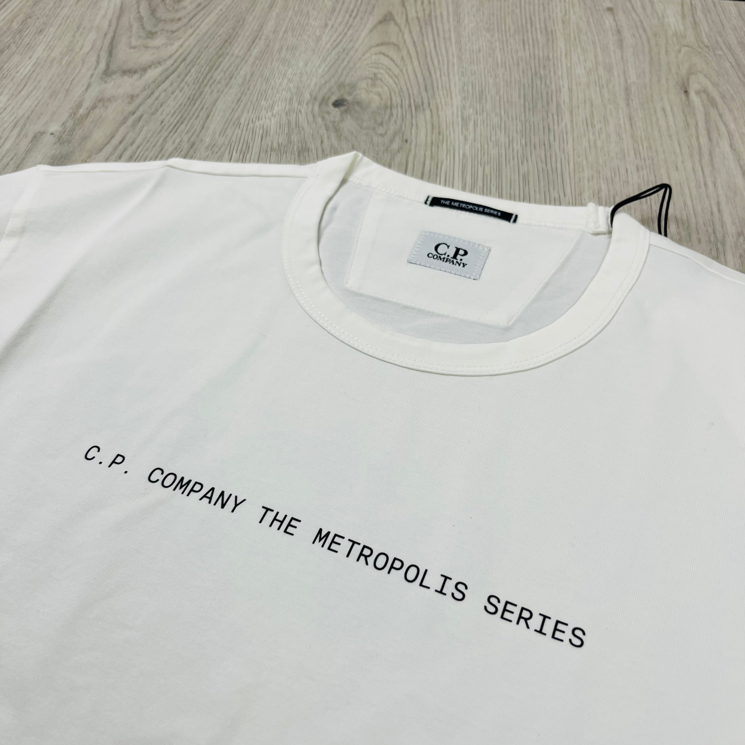CP Company Metropolis T-Shirt - White Ironleague
