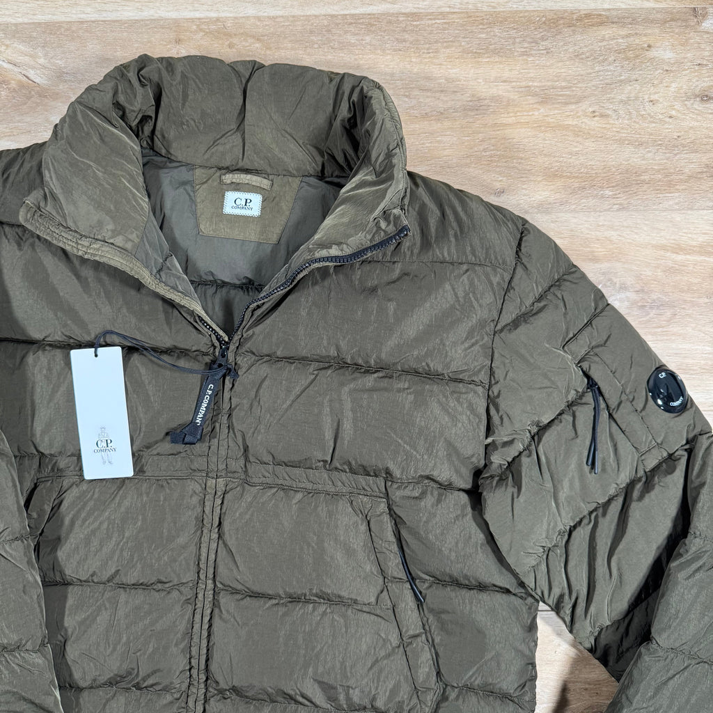 CP Company Chrome-R Down Lens Jacket in Ivy Green Ironleague