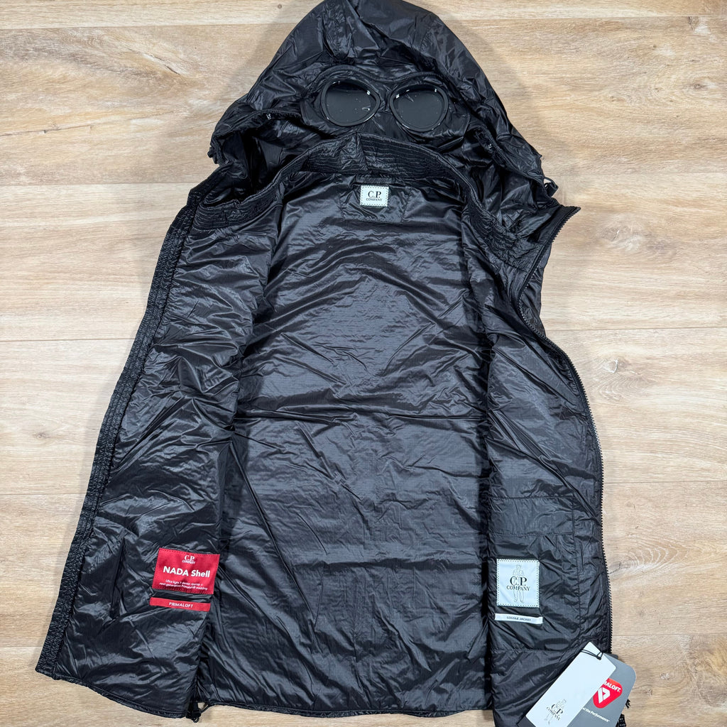 CP Company Nada Shell Goggle Vest in Black Ironleague