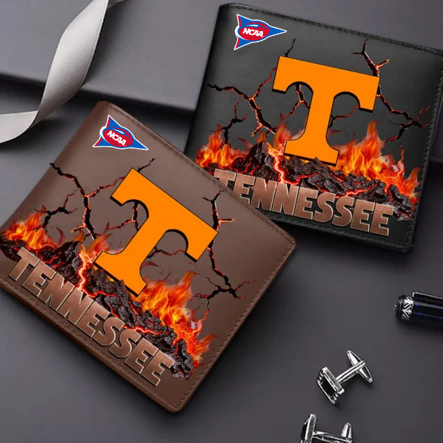 LIMITED EDITION FBS NCAA01 TNV TN VOLUNTEERS LEATHER WALLET