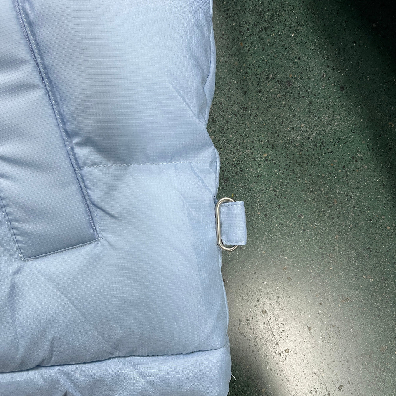 Trapstar Decoded Hooded Puffer 2.0 Jacket - Ice Blue Ironleague