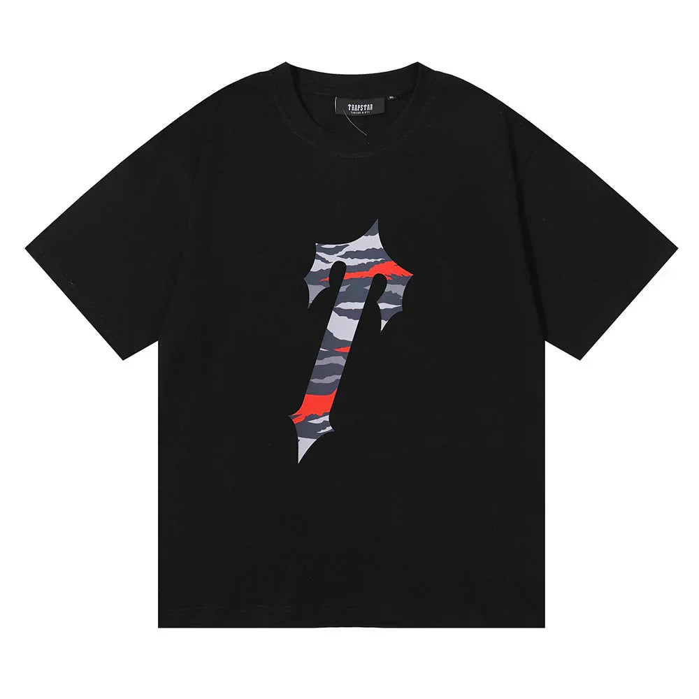 Trapstar Irongate Camo T-Shirt - Black/White Ironleague
