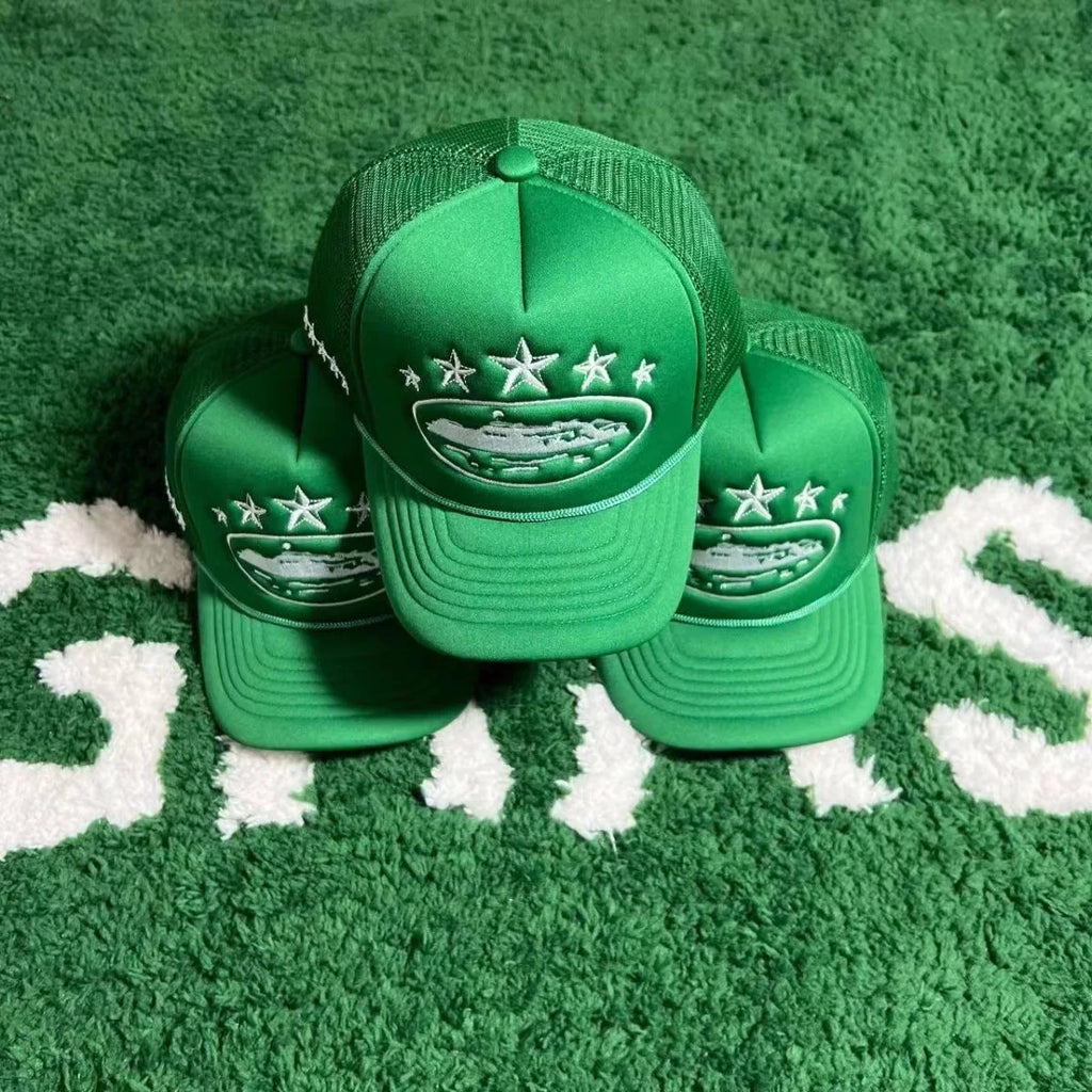 Corteiz 5 Star Embroidery Trucker Caps Ironleague