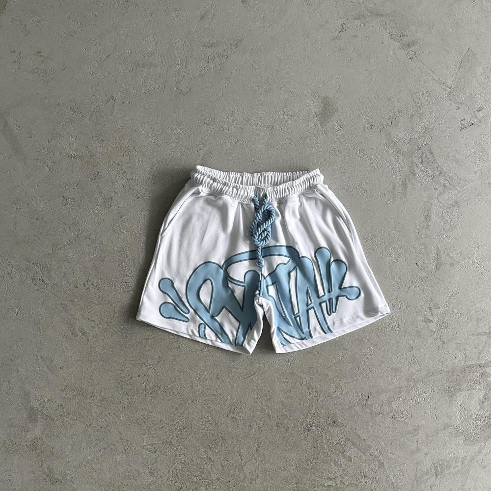 Syna T-Shirt & Short Set - White/Blue Ironleague