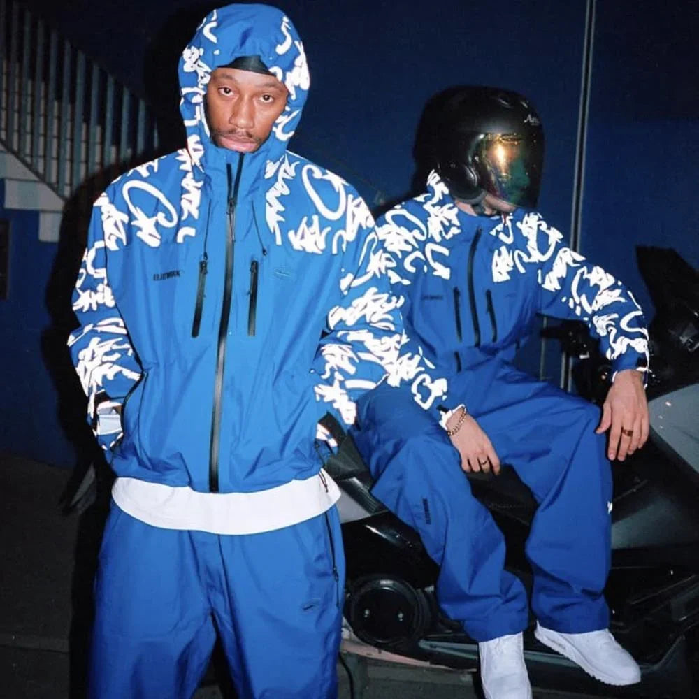 Corteiz Elitework Shell Jacket - Blue Ironleague