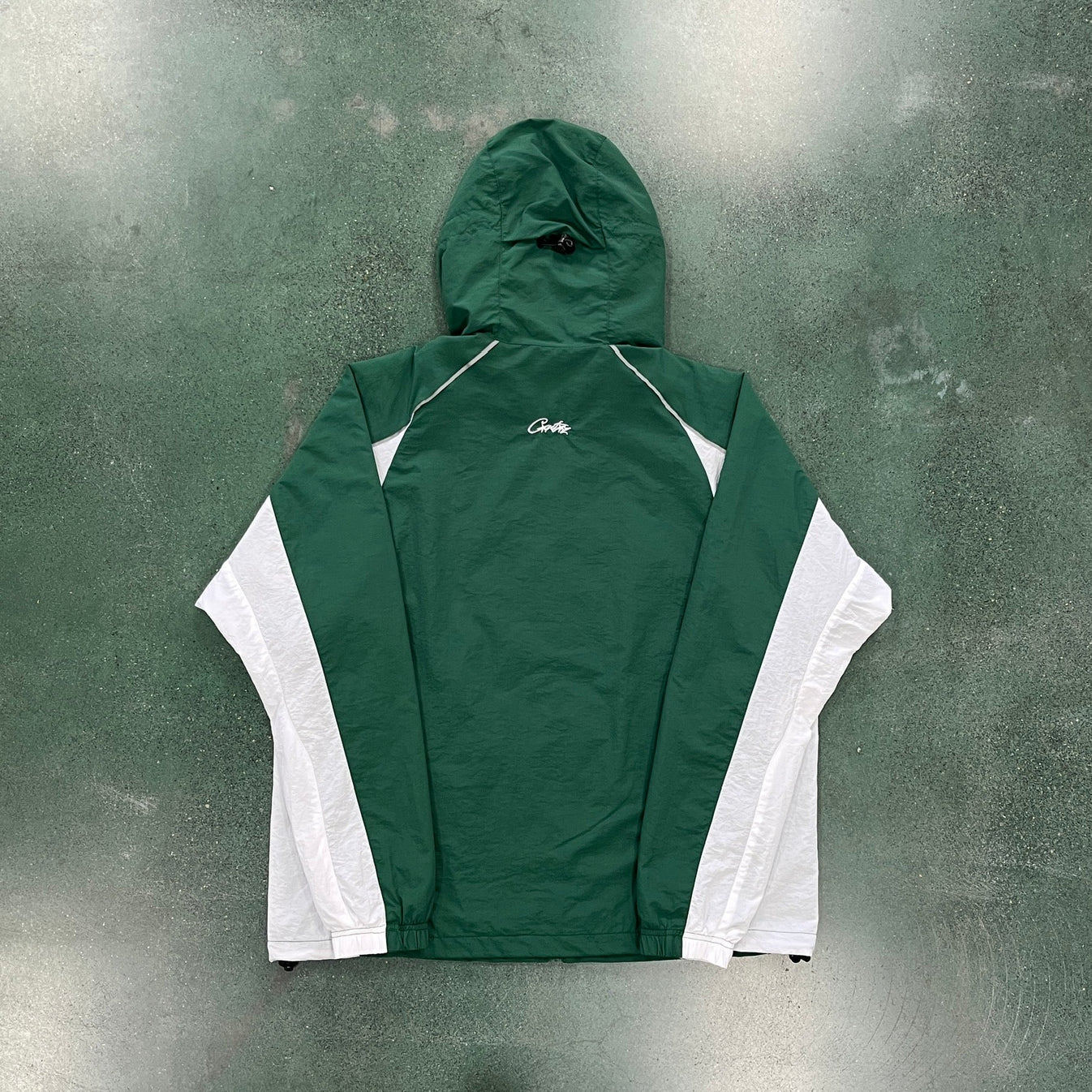 Corteiz Alcatraz Windbreaker - Green/White Ironleague