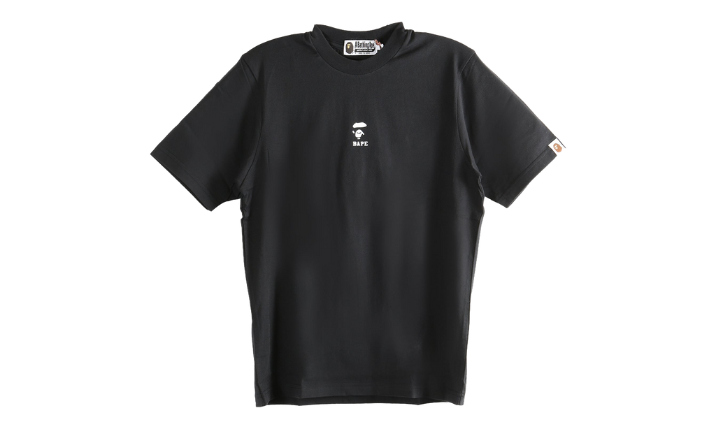 BAPE Ape Face Shrunk Tee Black 1L80109309 BLACK
