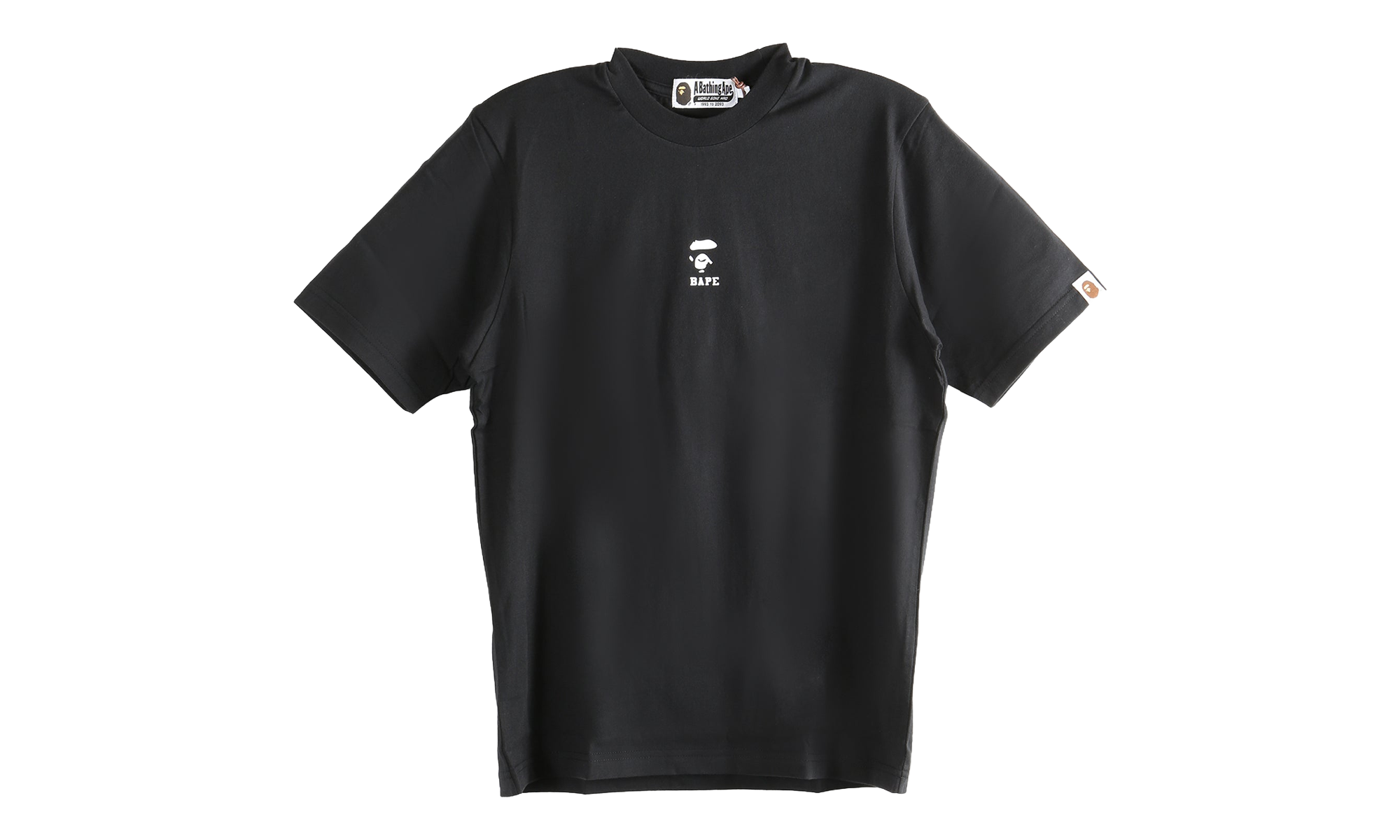 BAPE Ape Face Shrunk Tee Black 1L80109309 BLACK