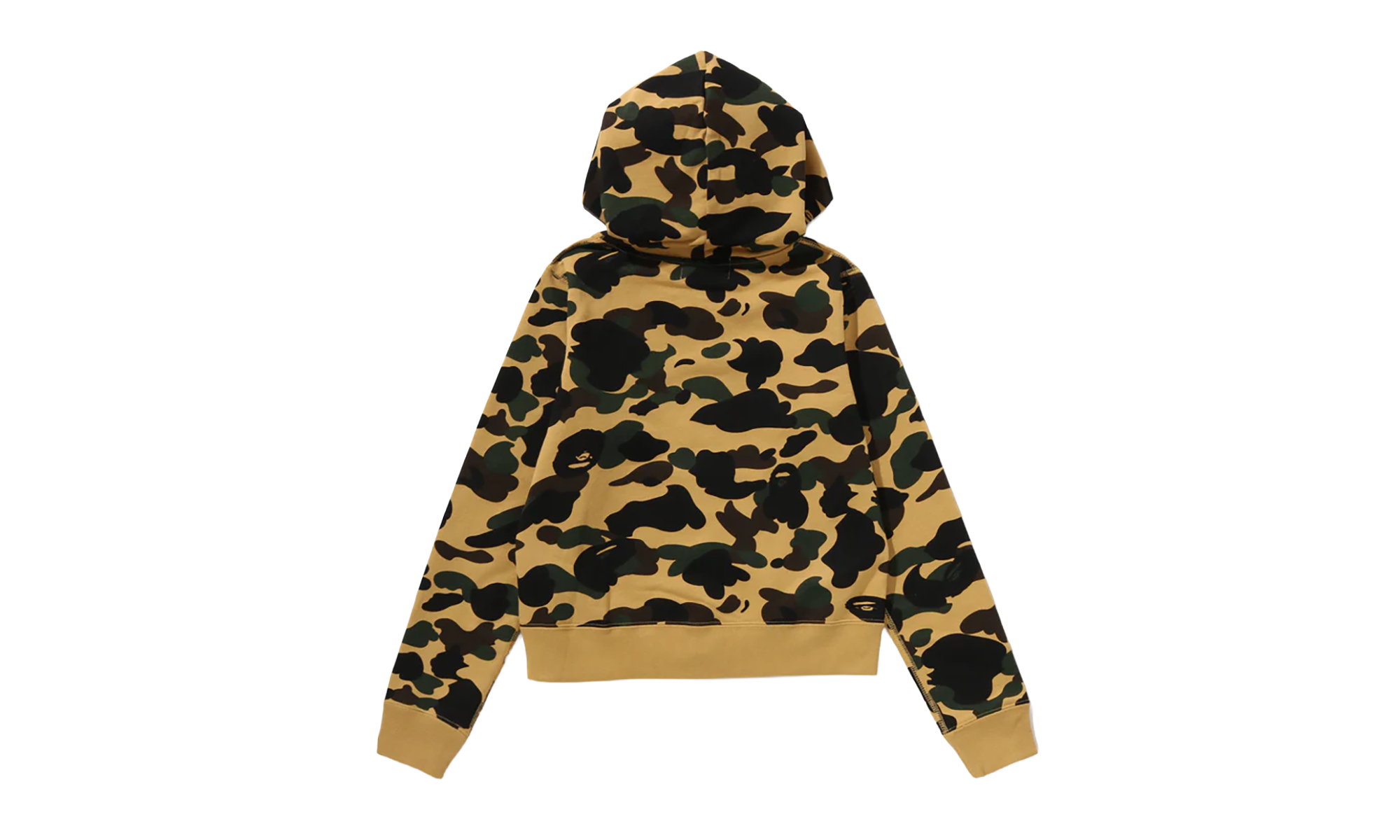 BAPE 1st Camo Windstopper Shark Full Zip Hoodie Yellow B1CSFZHSY