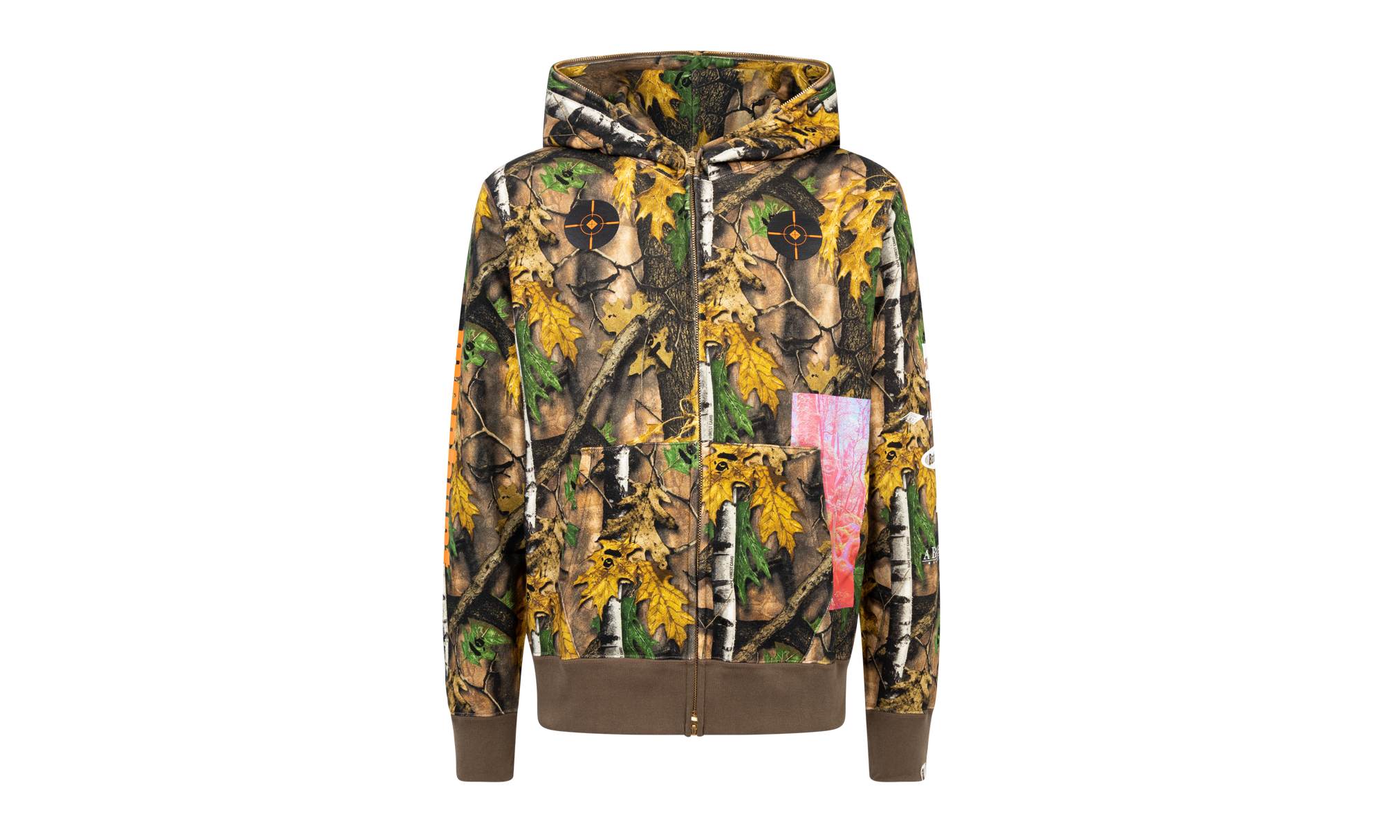 BAPE Forest Camo Wide Full Zip Hoodie Forest Camo OZX SW M115013 C