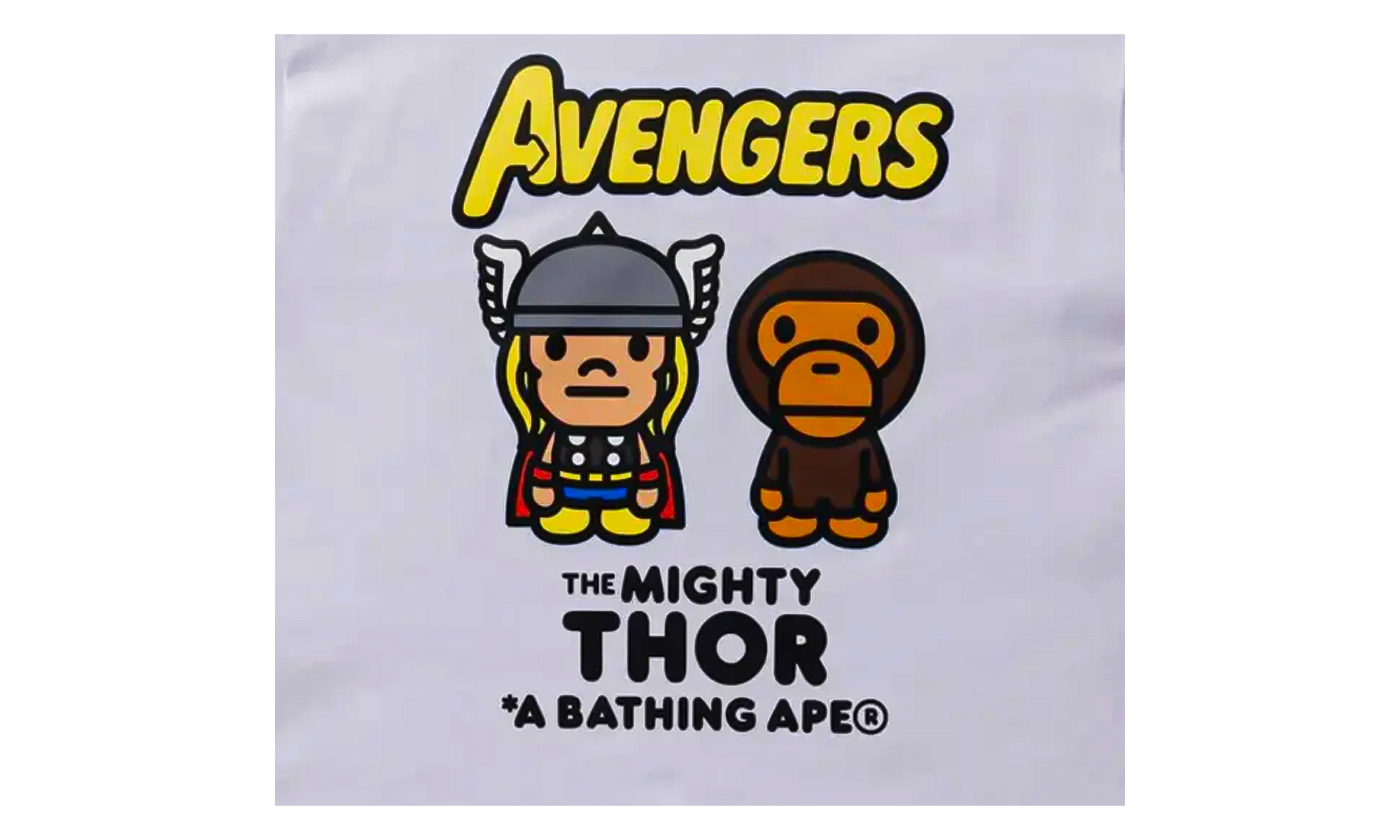 BAPE MARVEL THOR SHIRT White BAPE030