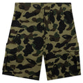 A BATHING APE 1st Camo 6 Pocket Sweat Shorts - Green