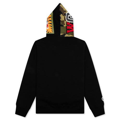 A BATHING APE 1st Shark Full Zip Hoodie - Black