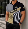 VIRAL EDITION - NEW CUSTOMIZED NCAA FBS20 CRB COLORADO BUFFALOES POLO SHIRT