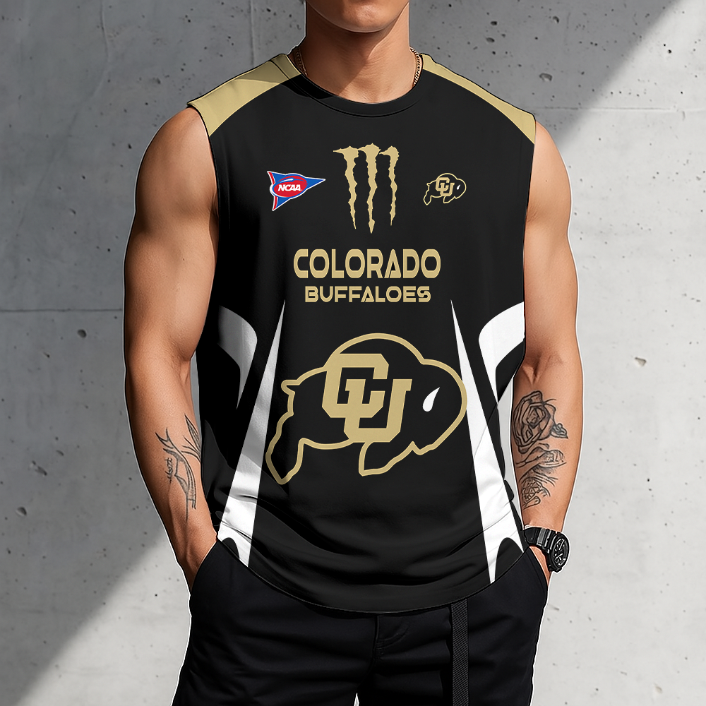 3D PRINT TEE NCAA FBS20 CRB CR BUFFALOES MEN'S GYM SHIRT
