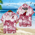 FINAL SALE - NEW CUSTOMIZED NBA20 MHE MIAMI HEAT UNISEX HAWAIIAN SHIRT