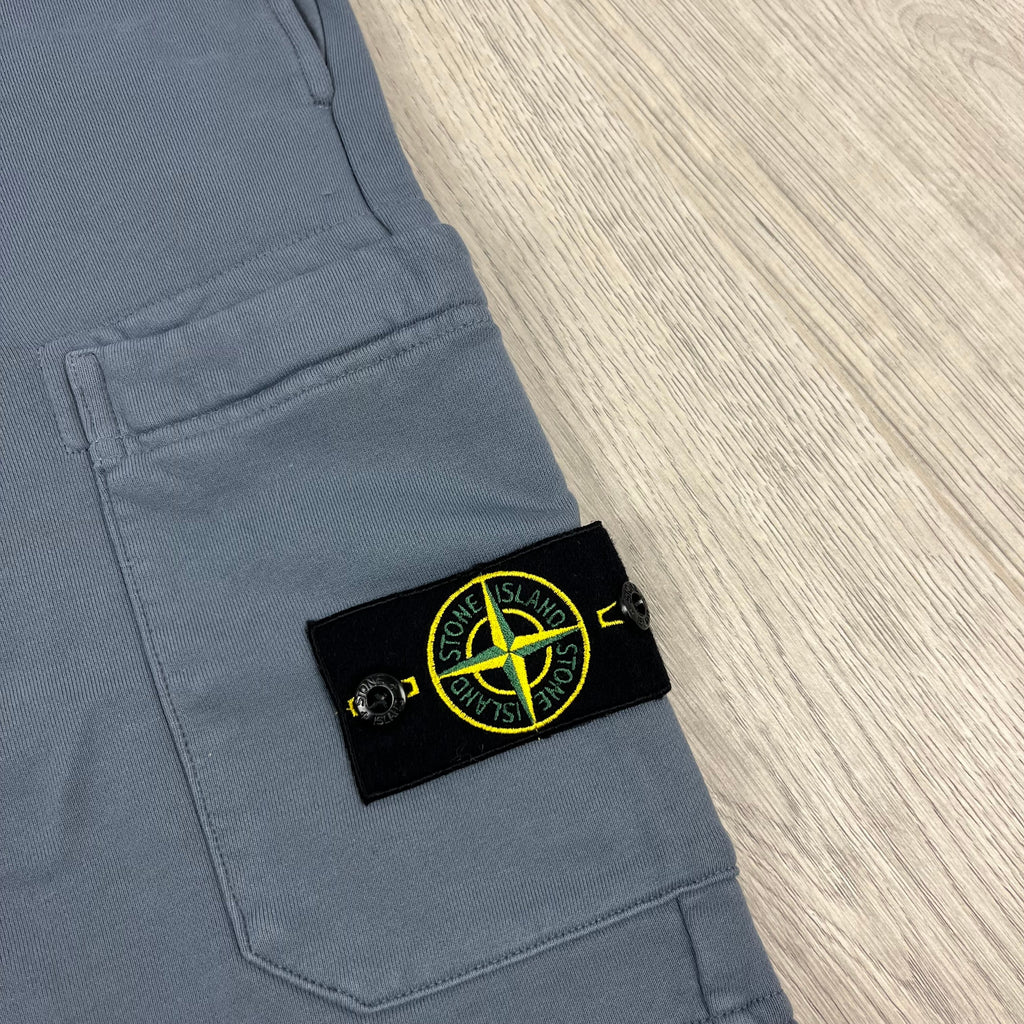 Stone Island Jersey Shorts - Avio Blue Ironleague