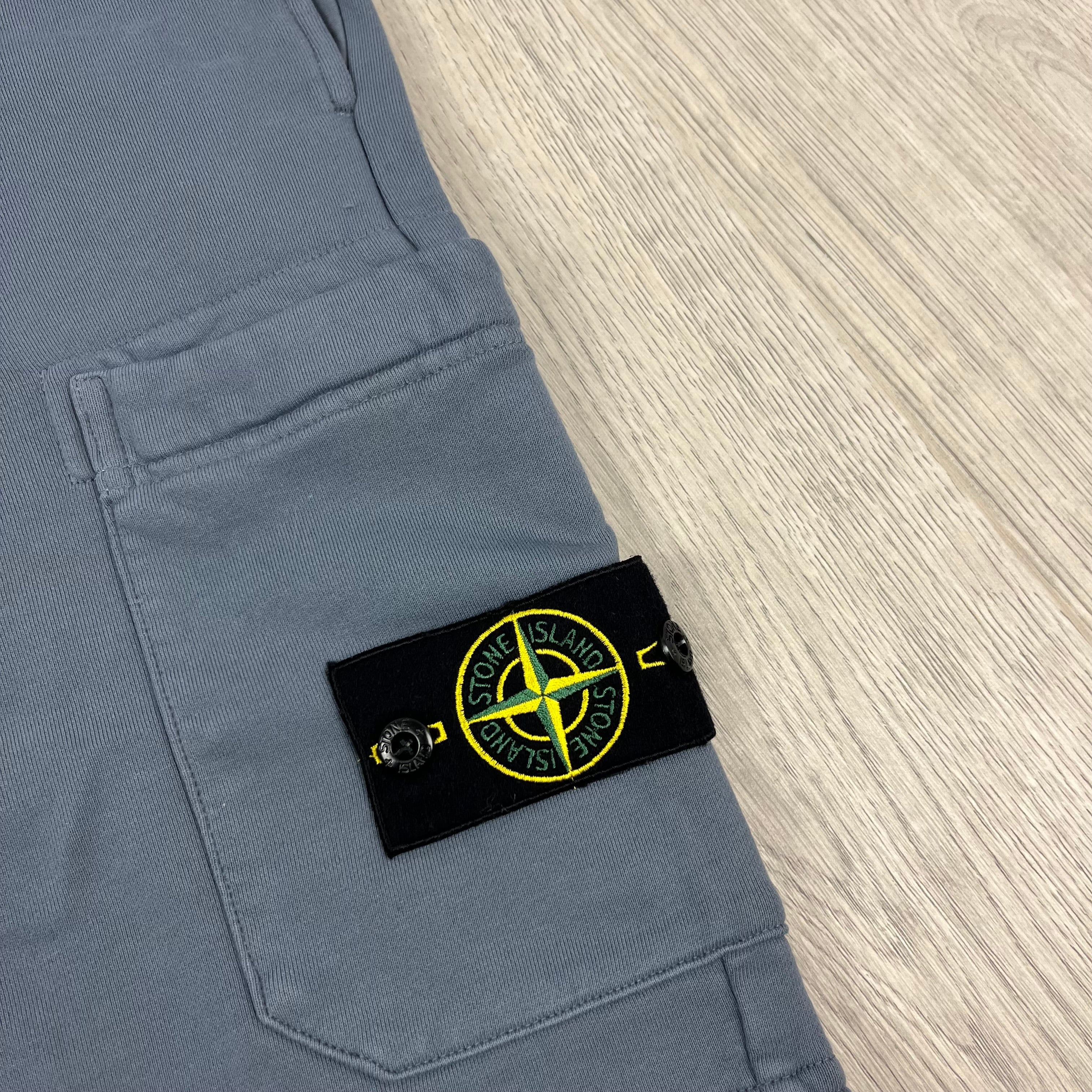 Stone Island Jersey Shorts - Avio Blue Ironleague