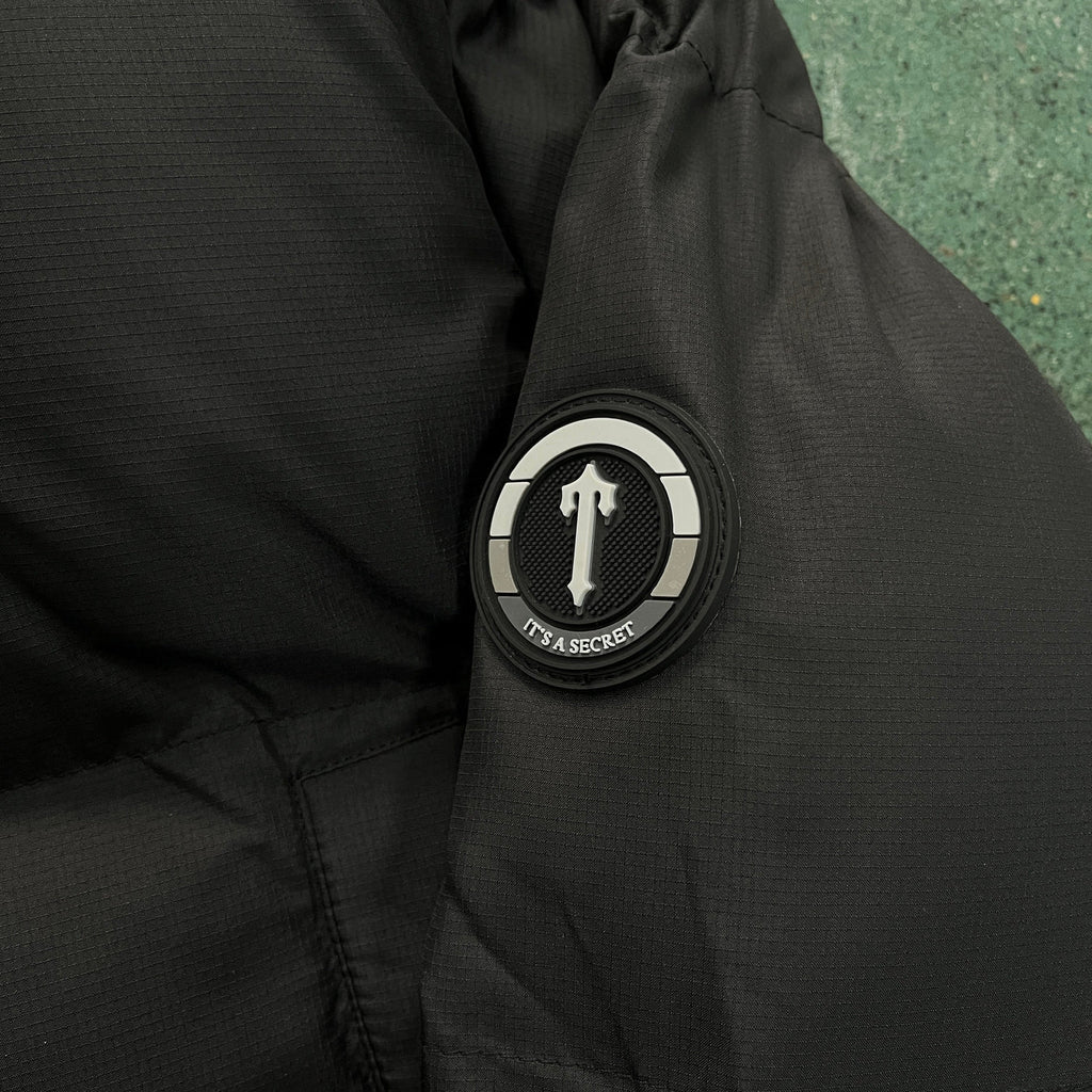 Trapstar Women's Decoded Hooded Puffer 2.0 Jacket - Black Ironleague
