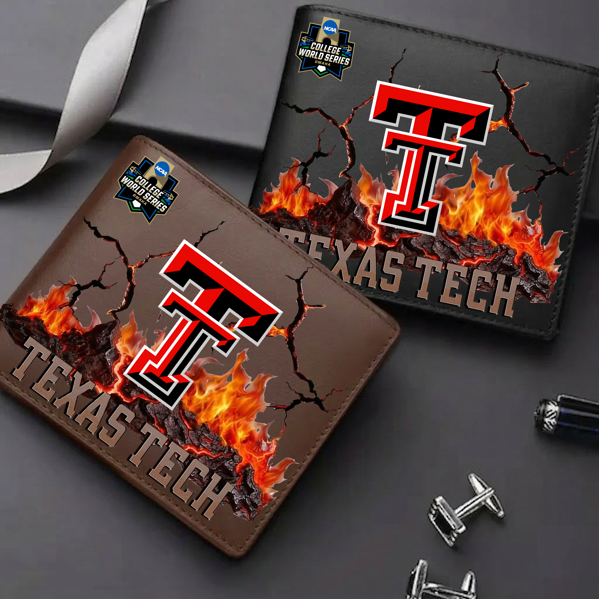 LIMITED EDITION CWS NCAA20 TRR TR RAIDER LEATHER WALLET