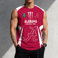 3D PRINT TEE NCAA CWS21 ABC AB CRIMSON TIDE MEN'S GYM SHIRT