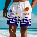 FINAL SALE - NEW CUSTOMIZED NBA21 PSU PHOENIX SUNS SHORT PANTS