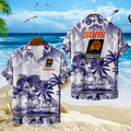 FINAL SALE - NEW CUSTOMIZED NBA21 PSU PHOENIX SUNS UNISEX HAWAIIAN SHIRT