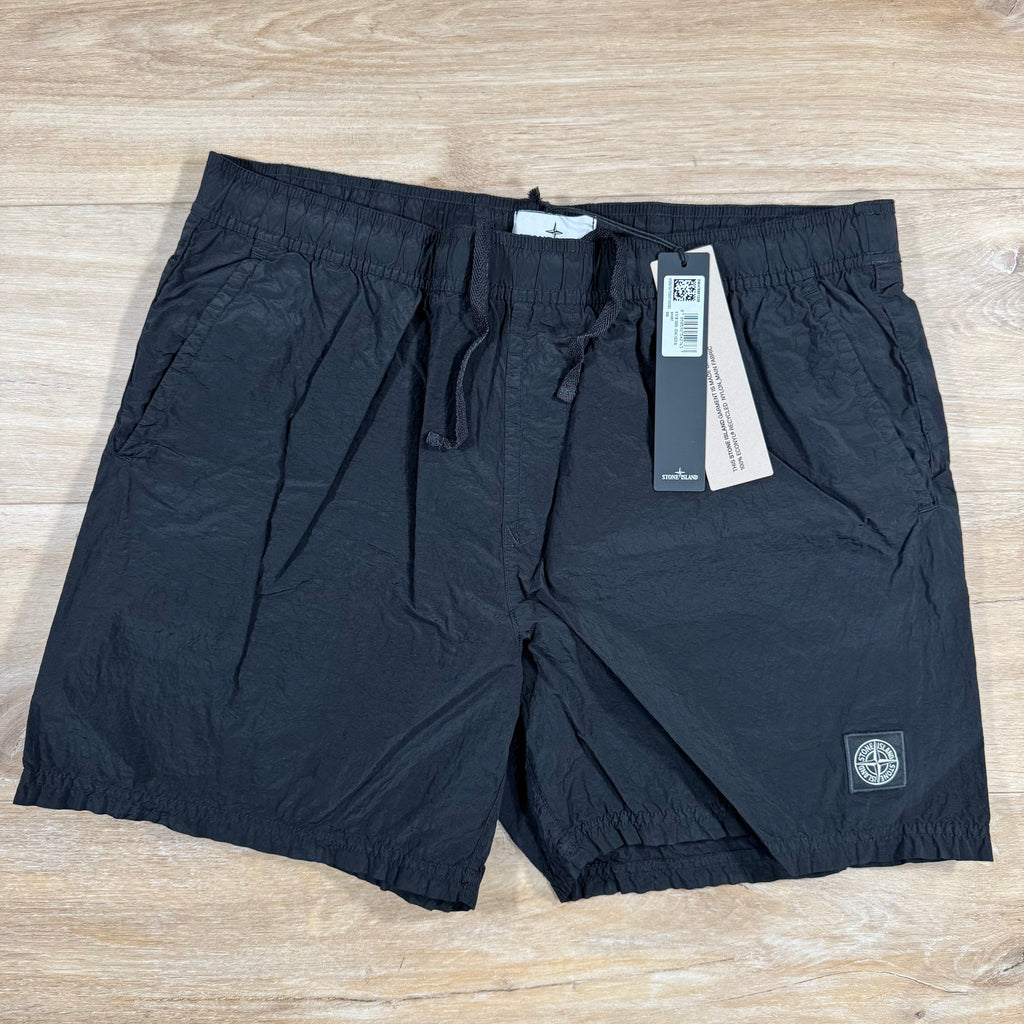 Stone Island Nylon Metal Swim Shorts in Black Ironleague