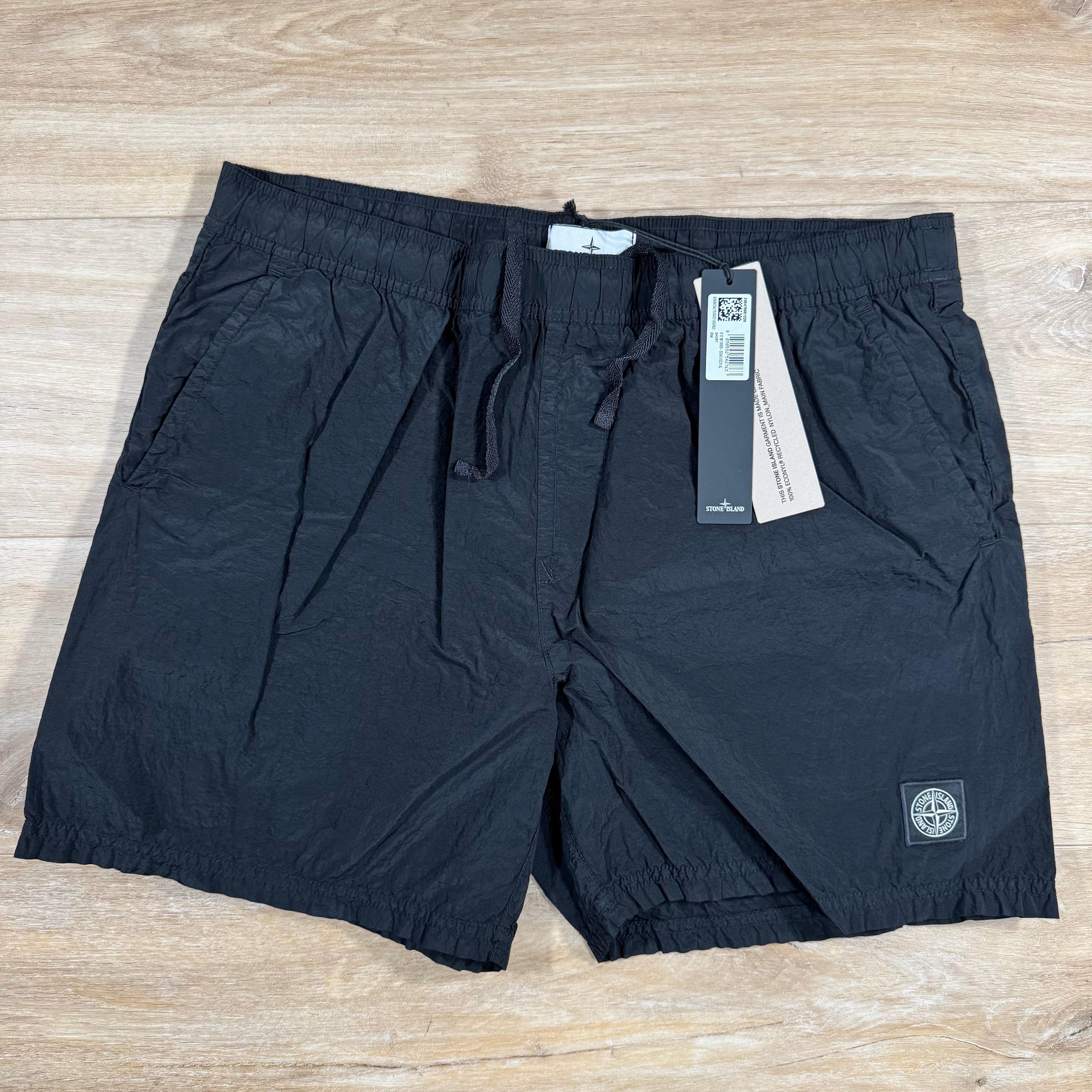 Stone Island Nylon Metal Swim Shorts in Black Ironleague