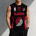 FINAL SALE - NEW CUSTOMIZED NBA22 PTB PORTLAND TRAIL BLAZERS MEN'S GYM SHIRT