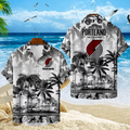 FINAL SALE - NEW CUSTOMIZED NBA22 PTB PORTLAND TRAIL BLAZERS UNISEX HAWAIIAN SHIRT