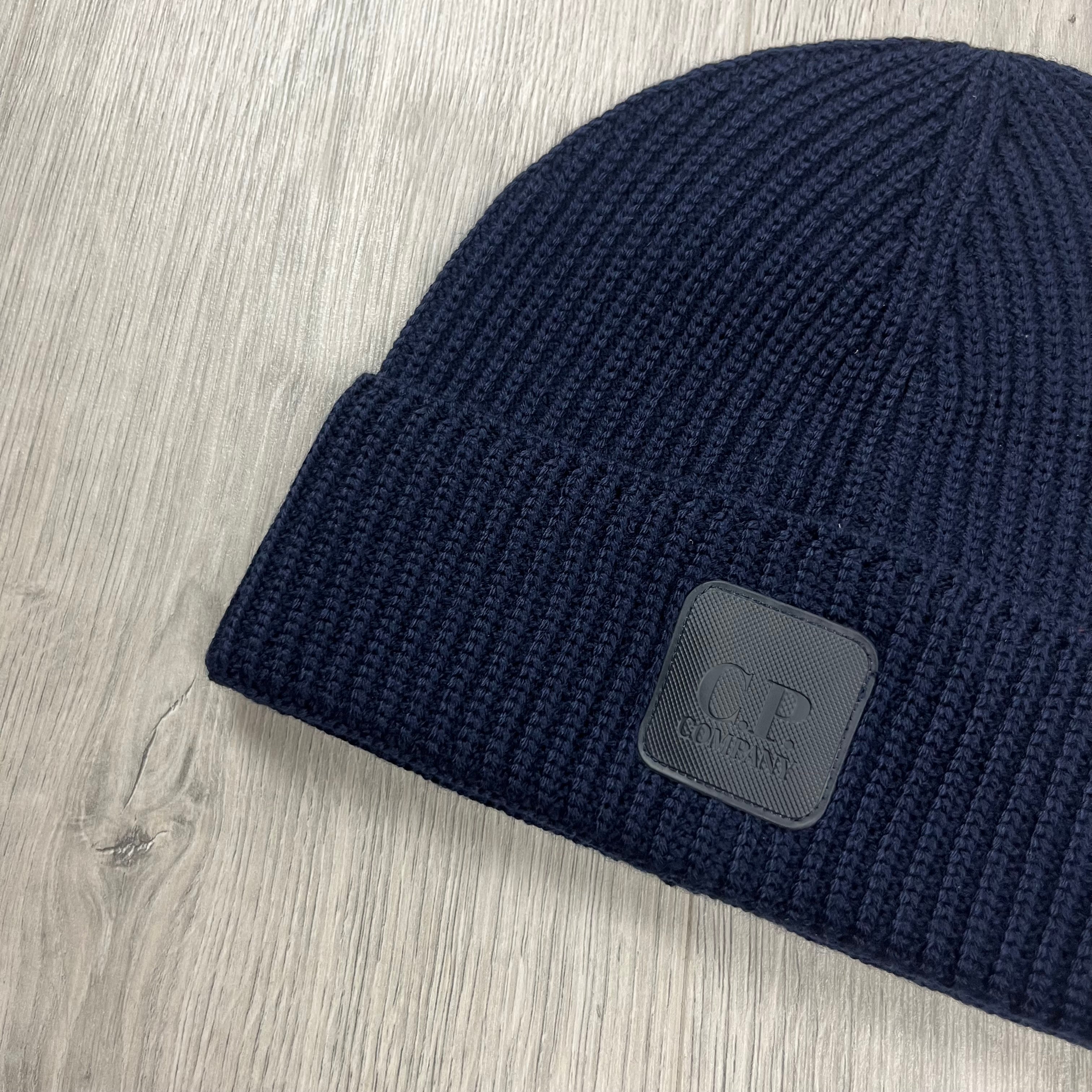 CP Company Metropolis Beanie - Navy Ironleague