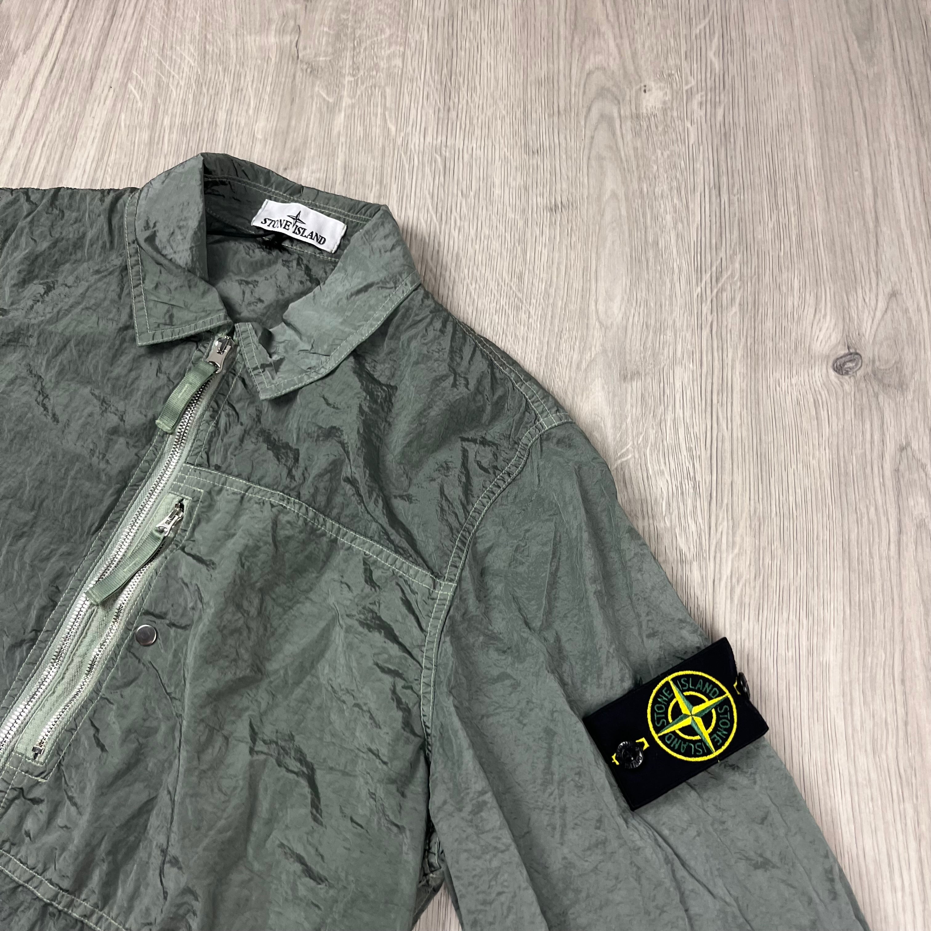 Stone Island Metal Overshirt - Sage Ironleague