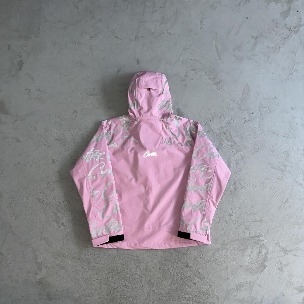 Corteiz Elitework Shell Jacket - Pink Ironleague