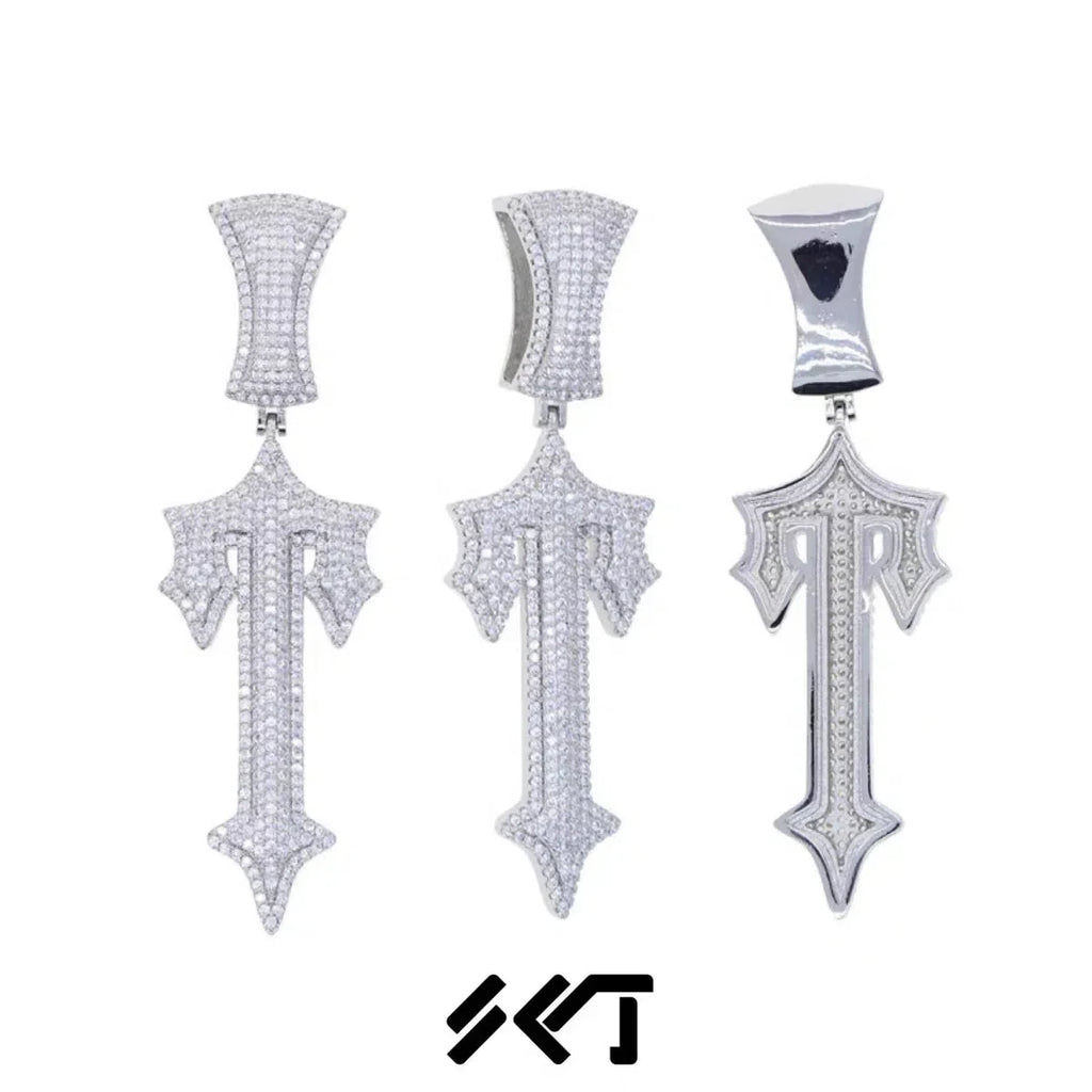 Trapstar Iced Out Necklaces - Silver/Gold Ironleague