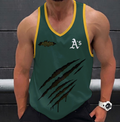 FINAL SALE - NEW CUSTOMIZED MLB23 OAKLAND ATHLETICS UNISEX TANK TOP