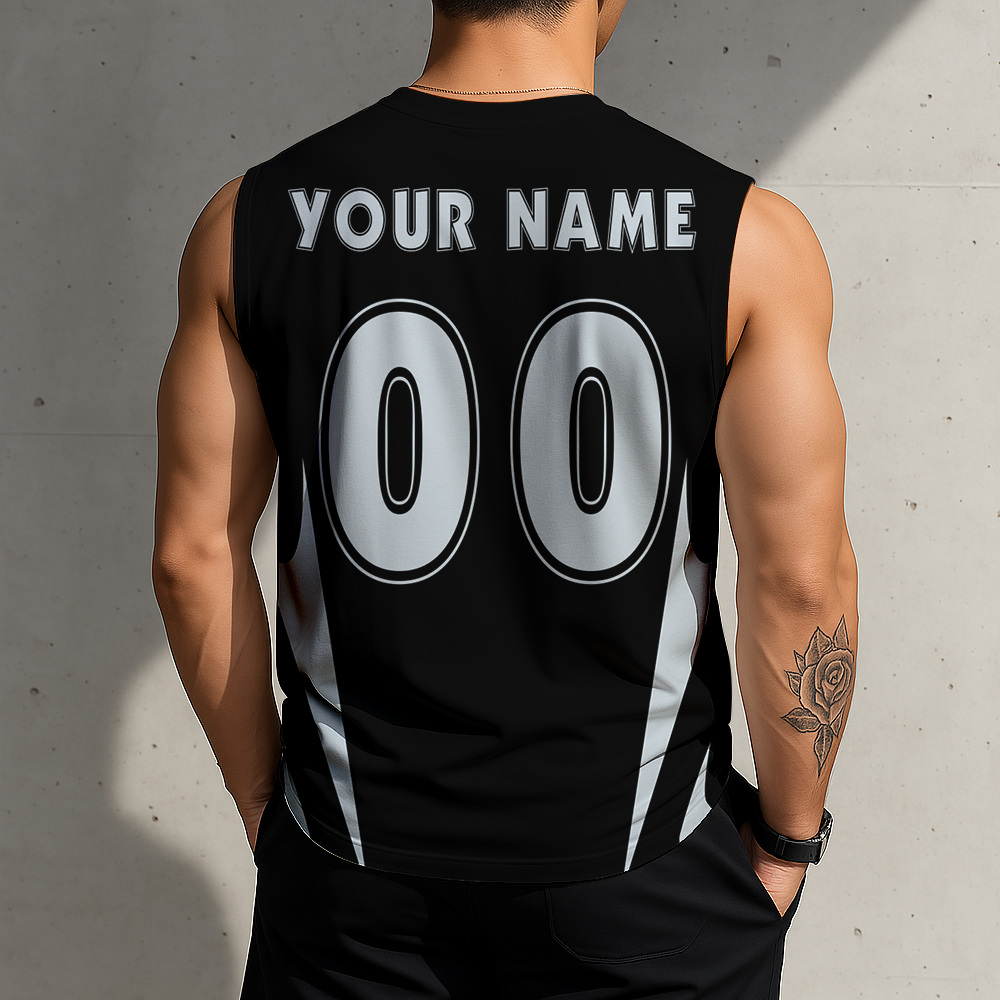 FINAL SALE - NEW CUSTOMIZED NBA23 SAS SAN ANTONIO SPURS MEN'S GYM SHIRT