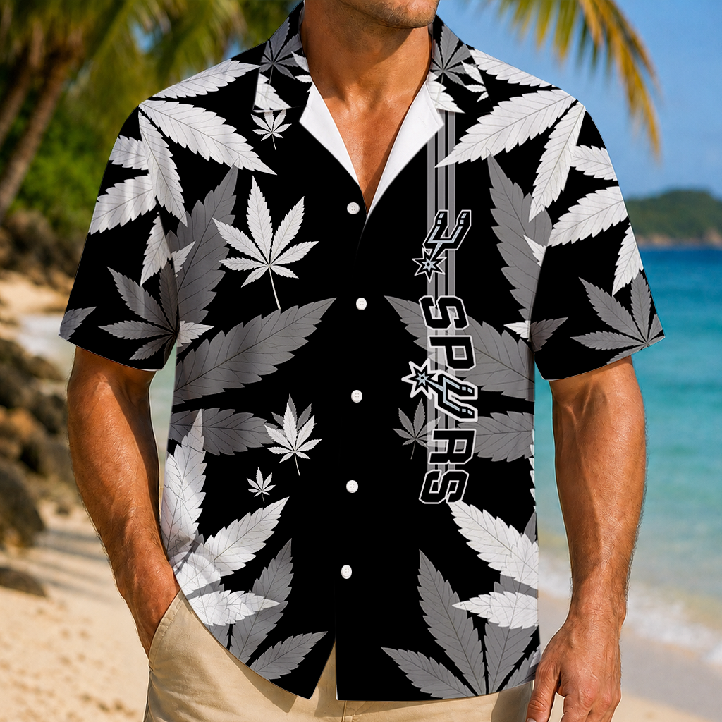 FINAL SALE - NEW CUSTOMIZED NBA23 SAS SAN ANTONIO SPURS UNISEX HAWAIIAN SHIRT
