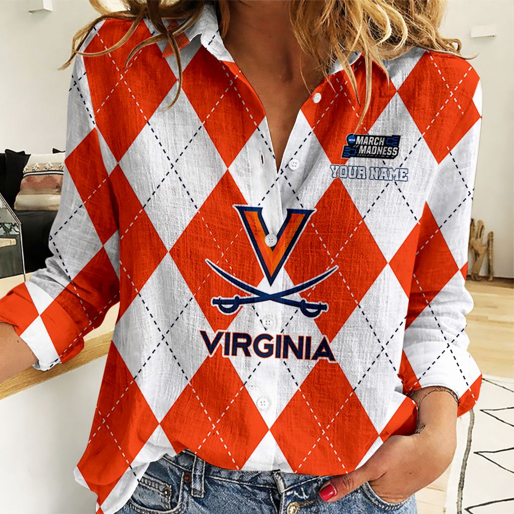LIMITED DROP  NCAA MAM23 VIC VI CAVALIERS WOMEN CASUAL SHIRT FOR FAN